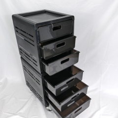 Lightweight Plastic Salon Storage Trolley Cart for Hair Salon Use DN0201_Salon Trolleys