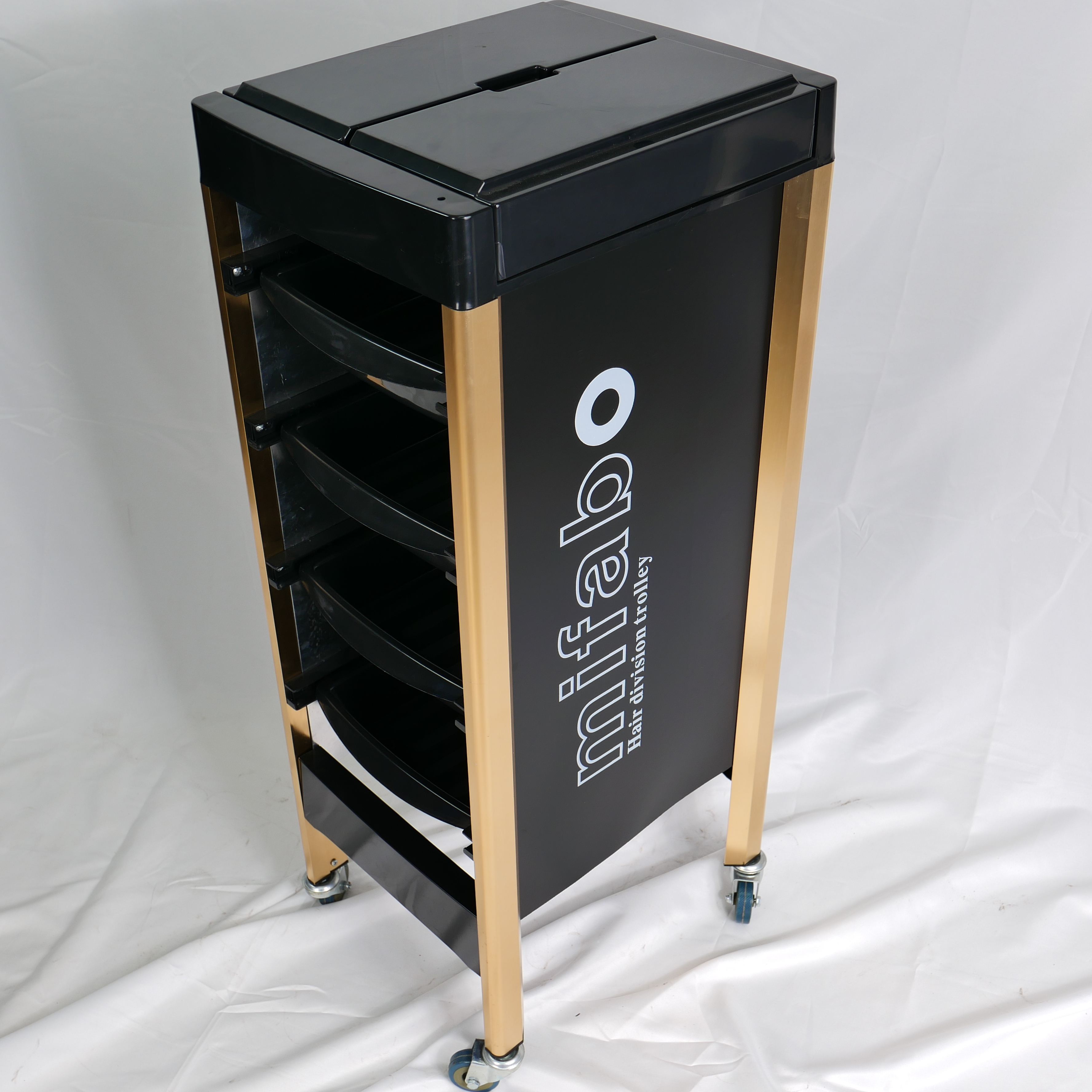 5 Drawer Metal Salon Trolley Cart for Beauty Salon Use DN0196_Salon Trolleys