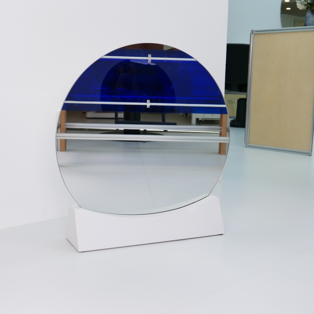 Double-Sided Salon Styling Mirror with Stainless Steel Base DN0142_Salon Mirrors