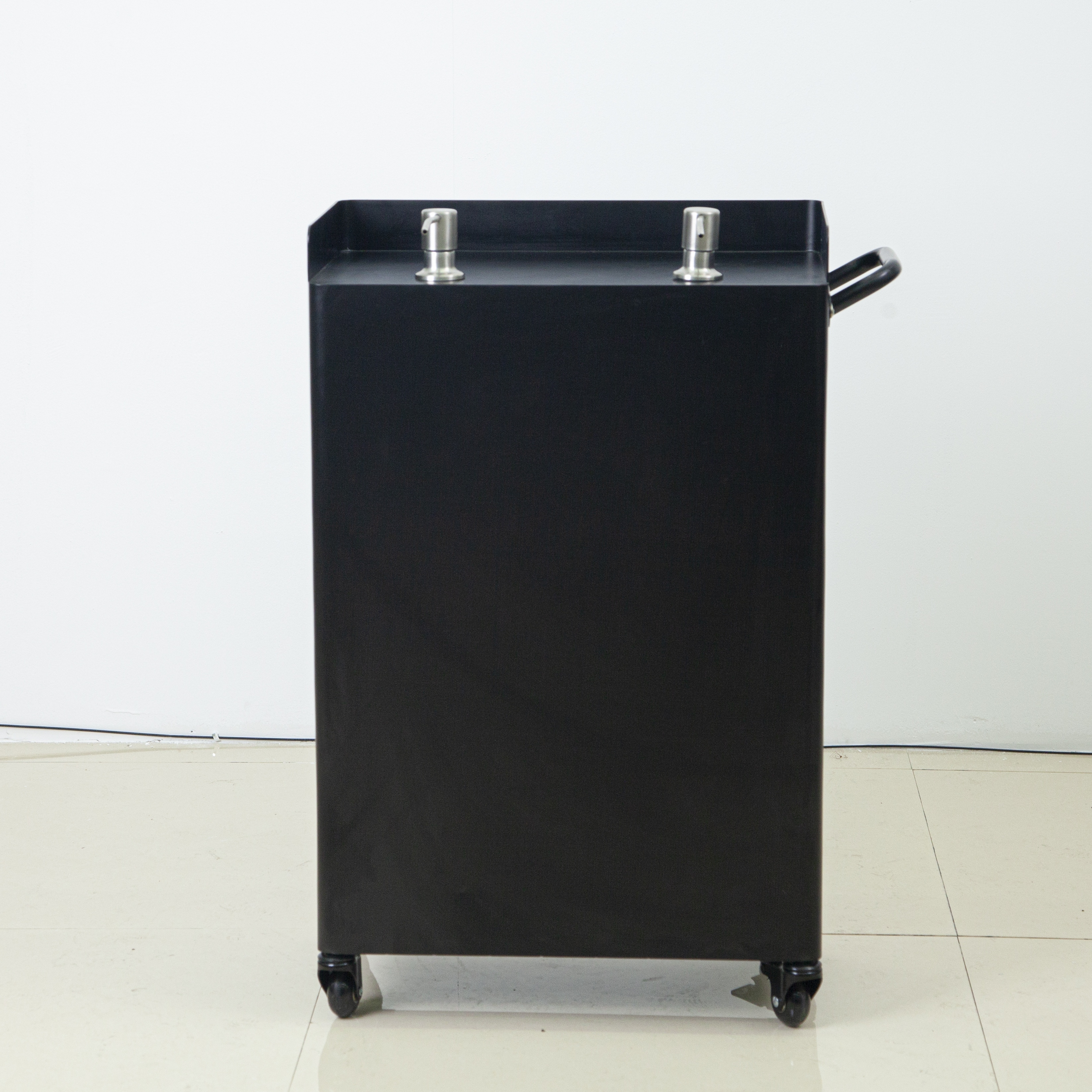 Sanitizer Dispenser Trolley Cart for Salon Hygiene Use DN0246_Salon Utility Tools