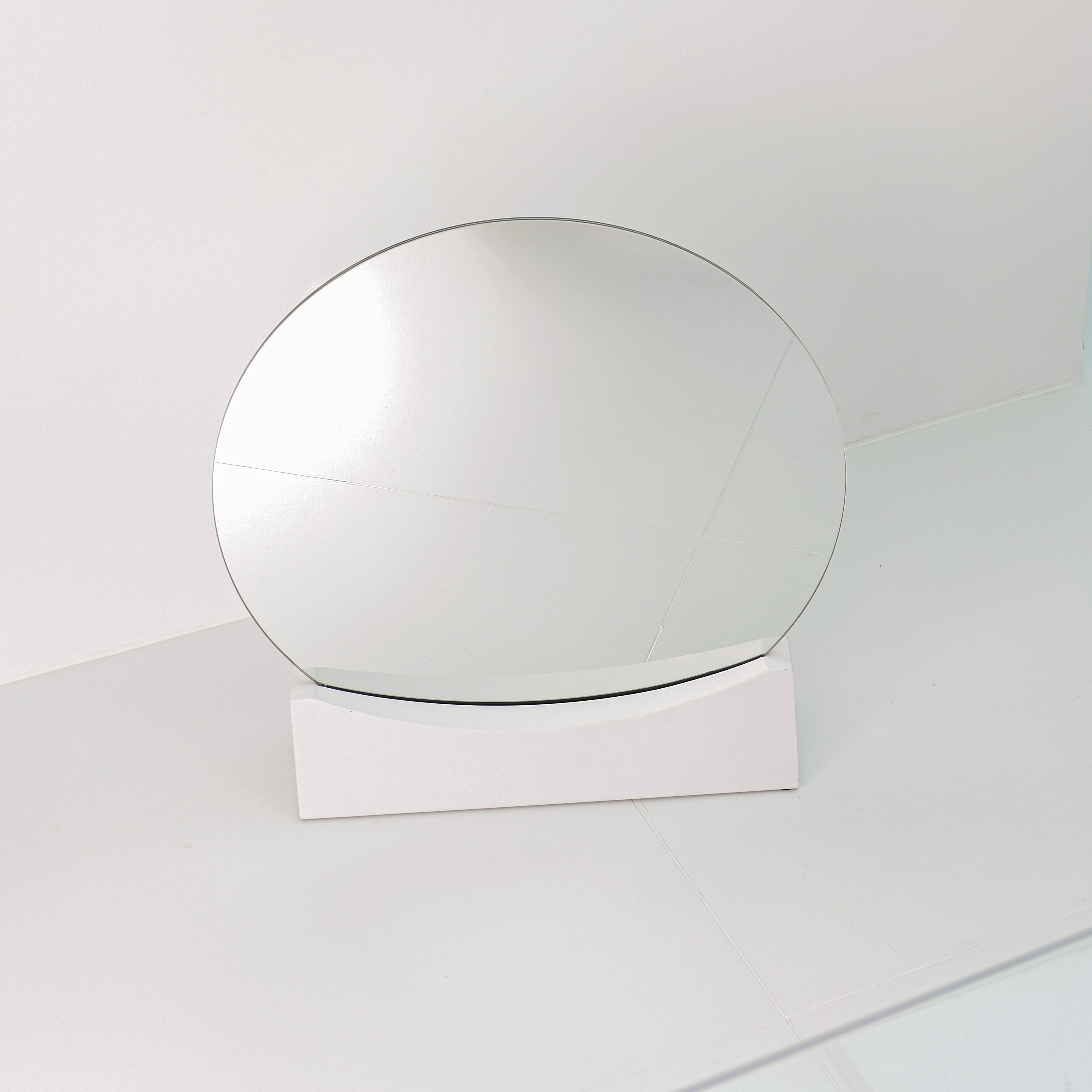 Double-Sided Salon Styling Mirror with Stainless Steel Base DN0142_Salon Mirrors