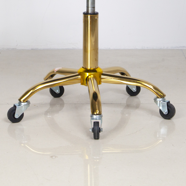 Ergonomic Hydraulic Technician Chair with Leather Seat for Salon Use DN0276_Technician Chairs