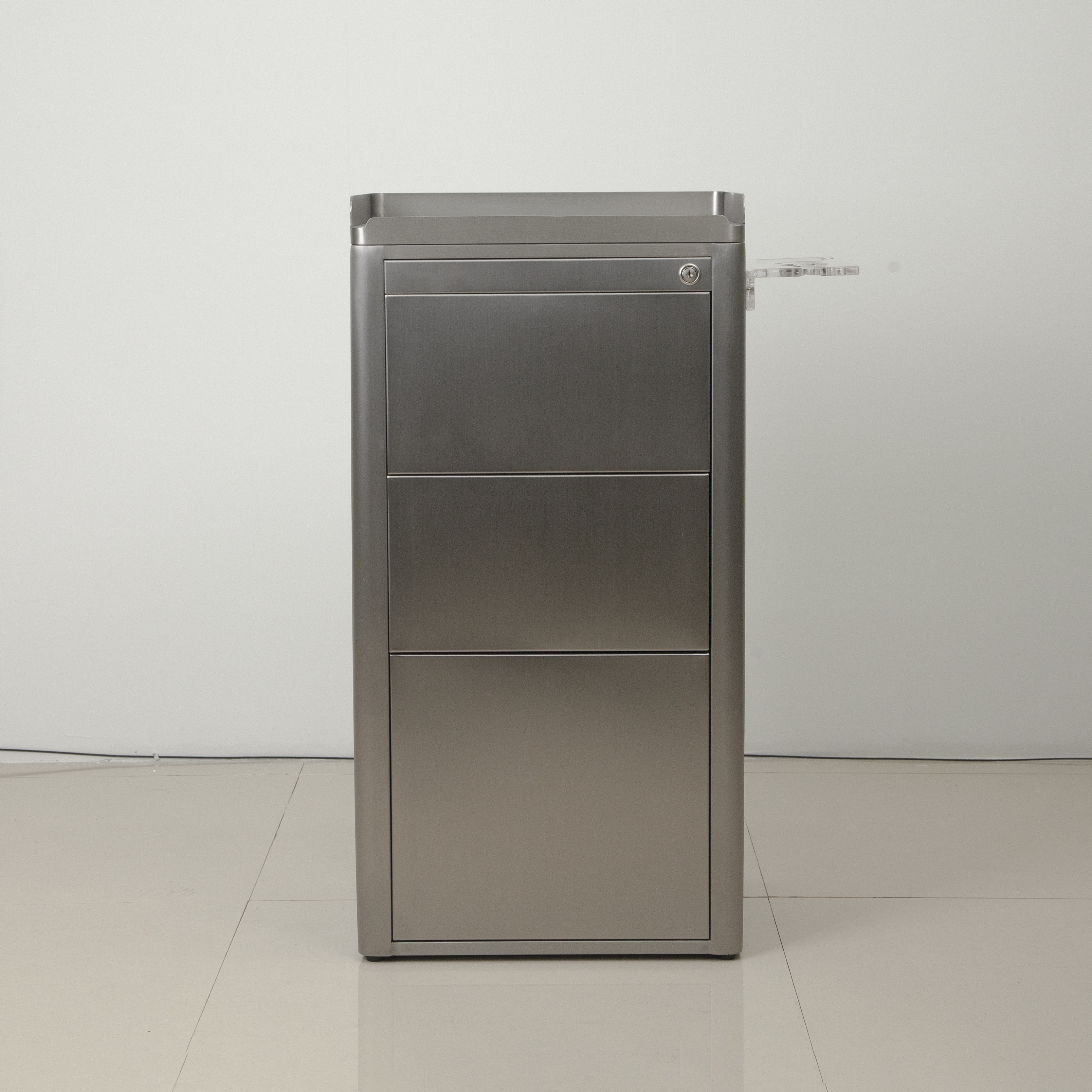 Stainless Steel Salon Storage Trolley Cabinet for Hair Salon DN0251_Storage Cabinets