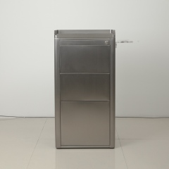 Stainless Steel Salon Storage Trolley Cabinet for Hair Salon DN0251_Storage Cabinets