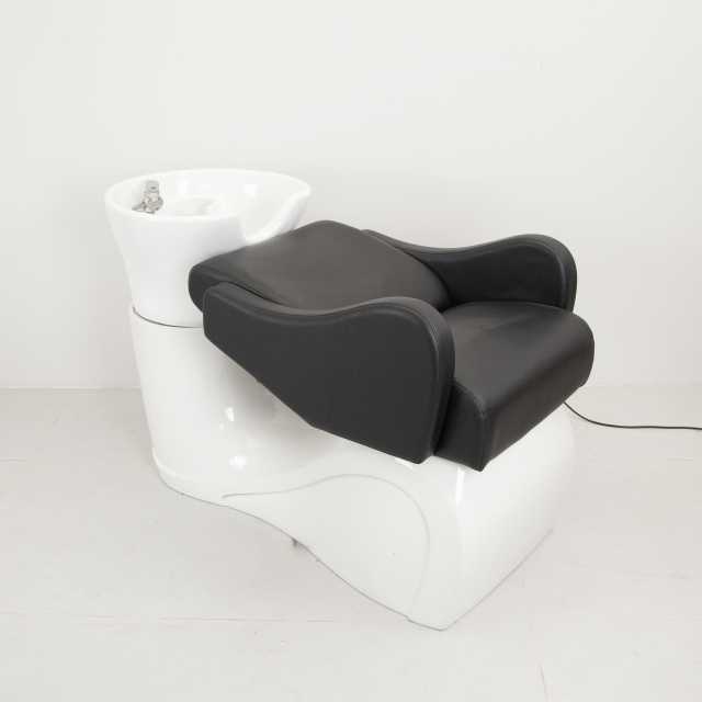 Basic Shampoo Chair with Fiberglass Basin and Adjustable Footrest DN0062_Basic Shampoo Chairs