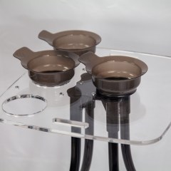 Hair Dye Mixing Bowl Salon Trolley Cart for Beauty Salon DN0158_Salon Trolleys