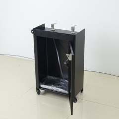 Sanitizer Dispenser Trolley Cart for Salon Hygiene Use DN0246_Salon Utility Tools