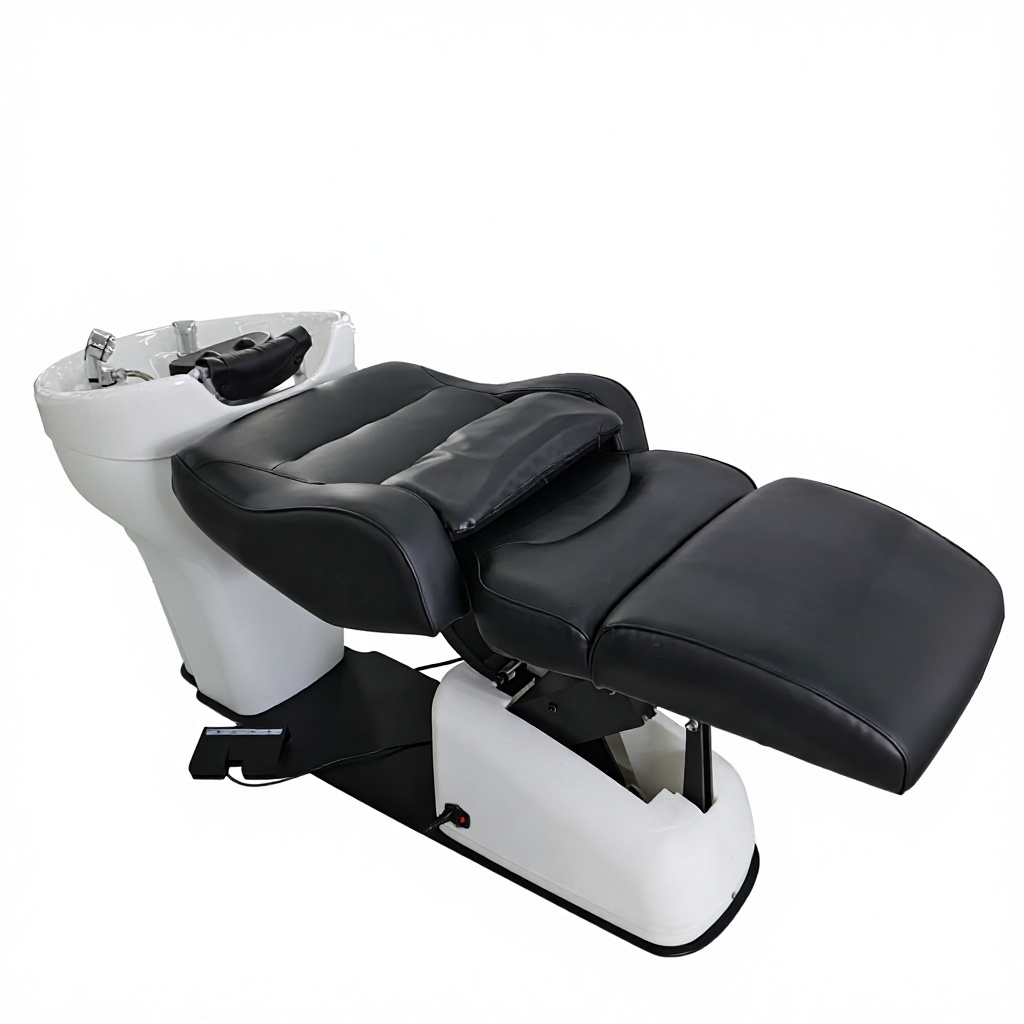 Salon Backwash Shampoo Chair with Sink Unit for Hair Washing DN0080_Electric Shampoo Chairs