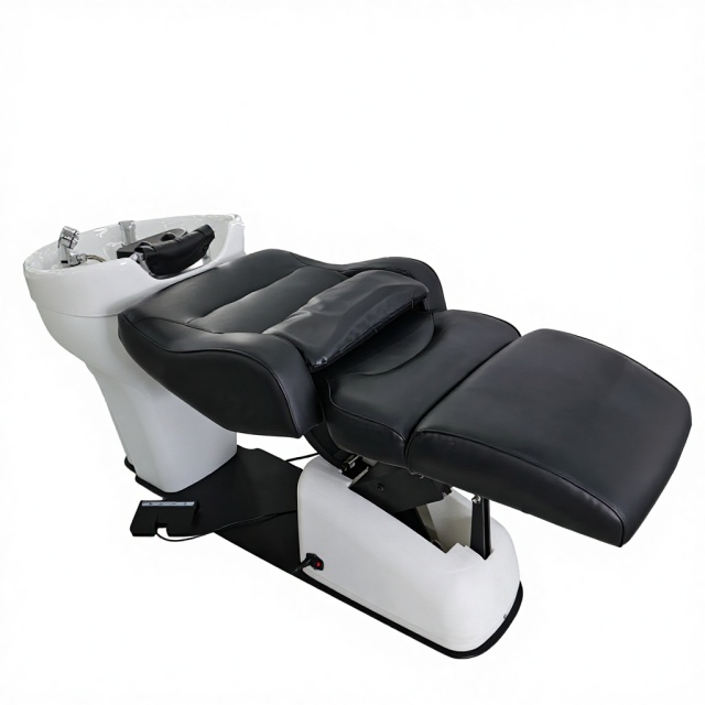 Salon Backwash Shampoo Chair with Sink Unit for Hair Washing DN0080_Electric Shampoo Chairs