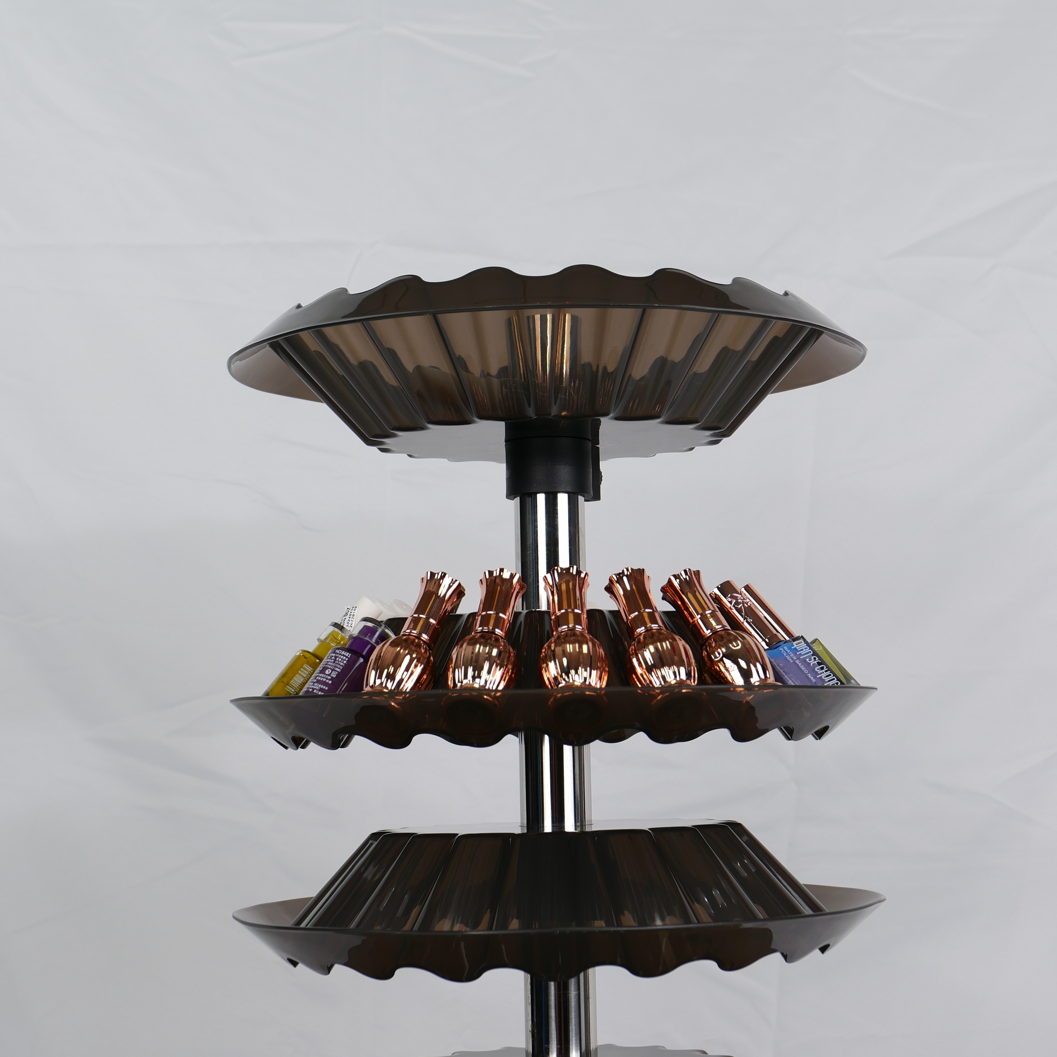 5-Tier Nail Polish Display Rack Organizer Stand for Salon Use DN0136_Floor Standing Racks