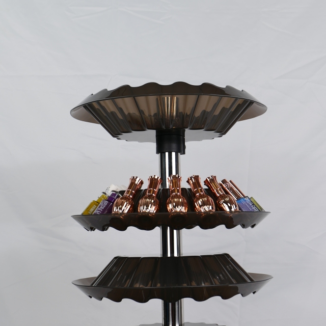 5-Tier Nail Polish Display Rack Organizer Stand for Salon Use DN0136_Floor Standing Racks