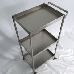 3 Layer Stainless Steel Salon Storage Trolley Cart for Beauty Salon DN0195_Salon Trolleys