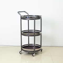 Heavy Duty Salon Serving Trolley with Strong Frame for Beauty Salon Use DN0257_Salon Trolleys