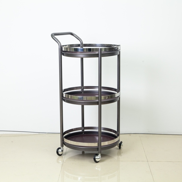 Heavy Duty Salon Serving Trolley with Strong Frame for Beauty Salon Use DN0257_Salon Trolleys