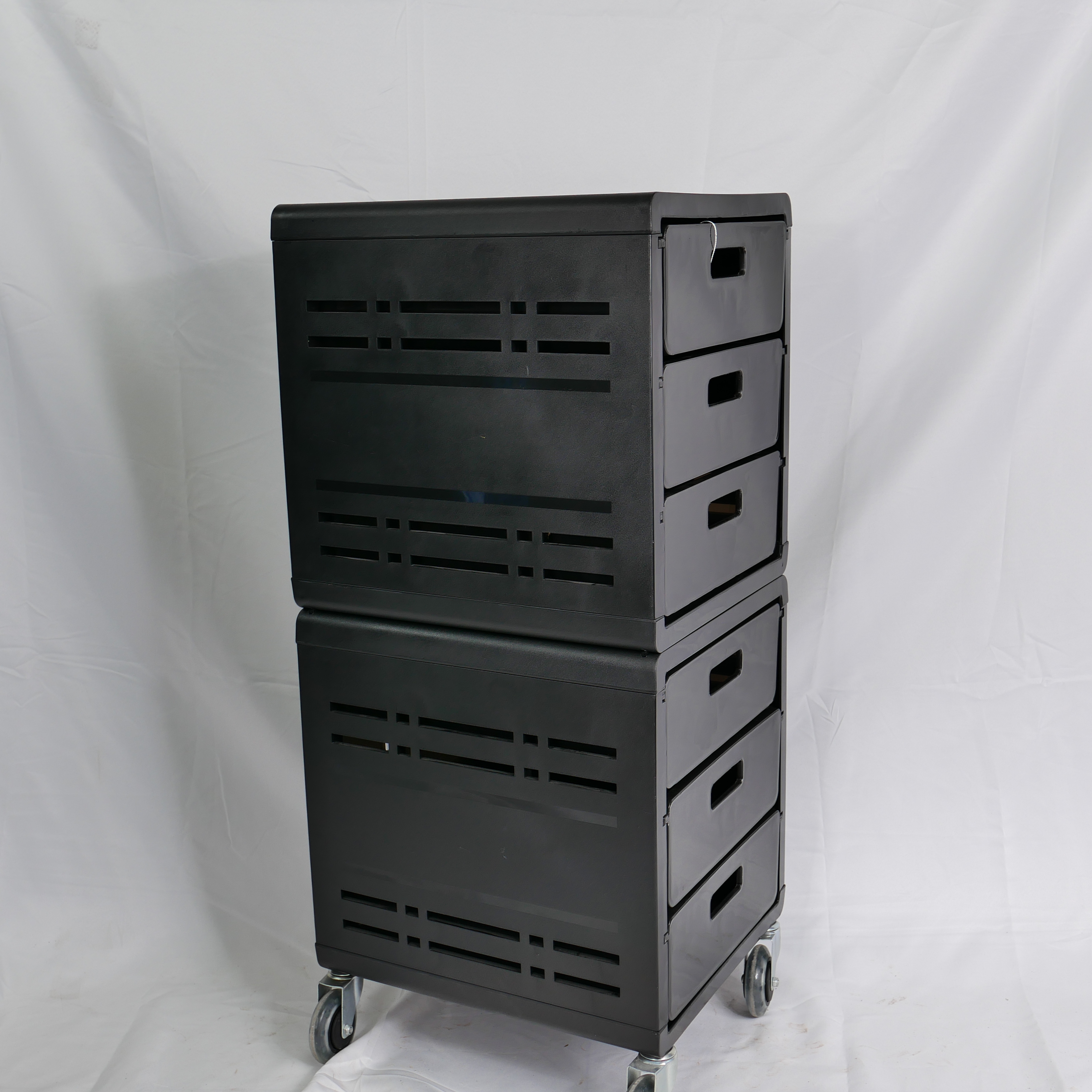 Lightweight Plastic Salon Storage Trolley Cart for Hair Salon Use DN0201_Salon Trolleys