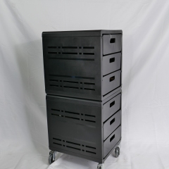 Lightweight Plastic Salon Storage Trolley Cart for Hair Salon Use DN0201_Salon Trolleys
