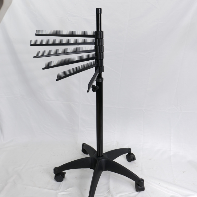 Adjustable Wig Display Stand Trolley for Salon Hair Extension Use DN0161_Salon Utility Tools