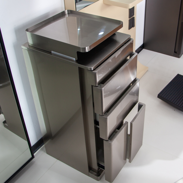 Salon Storage Cabinet with Drawers for Hair and Beauty Salon DN0175_Storage Cabinets