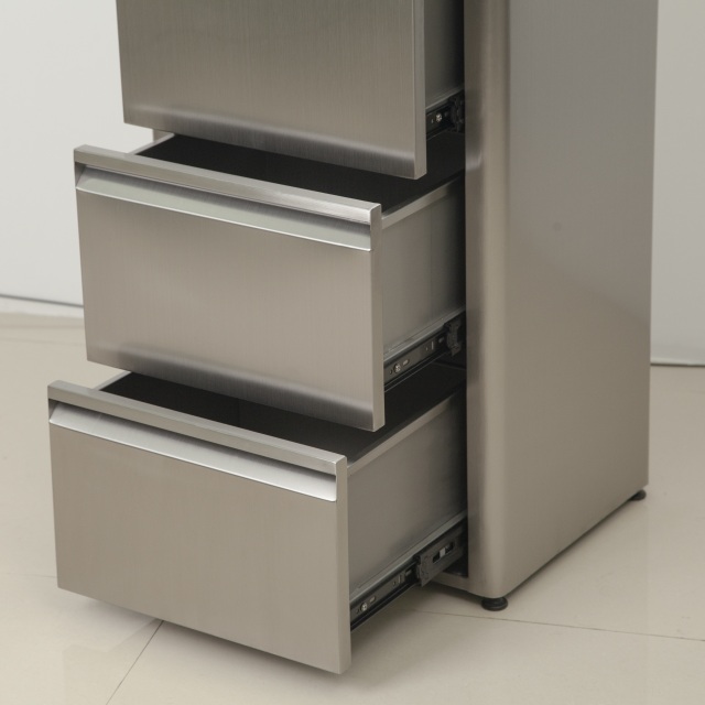 Adjustable Stainless Steel Nail Salon Storage Cabinet for Beauty Use DN0252_Storage Cabinets