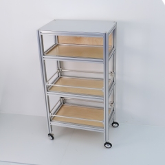 Multi-Function Metal Salon Trolley Cart with Storage for Beauty Salon DN0185_Salon Trolleys