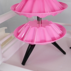 360° Rotating Nail Polish Desktop Display Rack 3-Layer for Salon Use DN0137_Desktop Racks