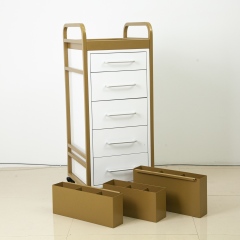 4 Drawer Rolling Storage Cabinet Trolley for Salon Use DN0254_Salon Trolleys
