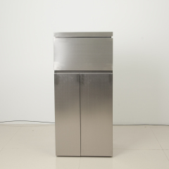 Stainless Steel Nail Salon Storage Cabinet Trolley for Beauty Use DN0248_Storage Cabinets