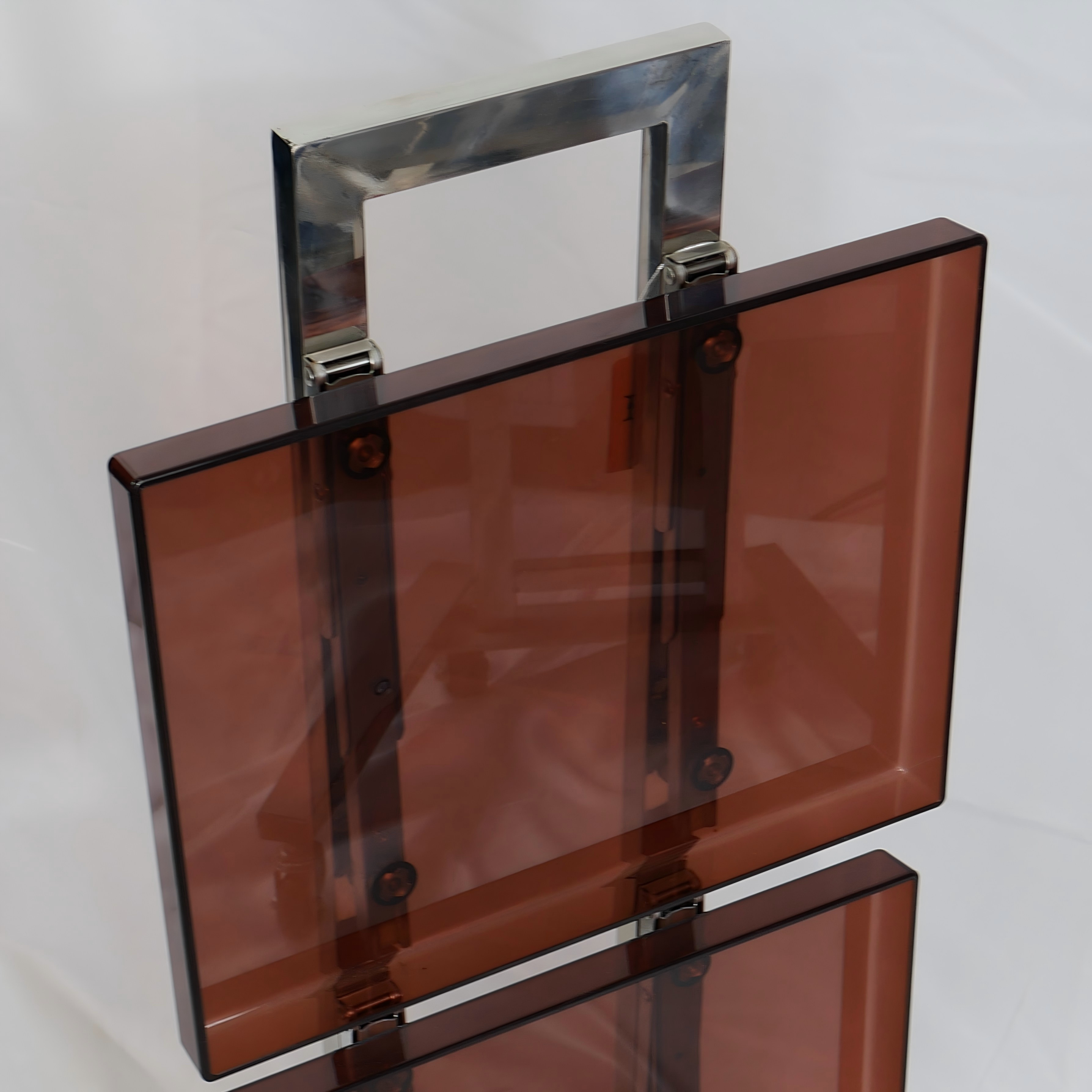 2 Tier Foldable Salon Trolley Cart for Hair Salon Use DN0192_Salon Trolleys