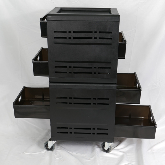 Lightweight Plastic Salon Storage Trolley Cart for Hair Salon Use DN0201_Salon Trolleys
