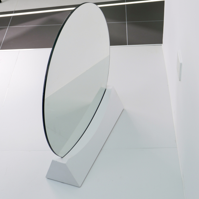 Double-Sided Salon Styling Mirror with Stainless Steel Base DN0142_Salon Mirrors