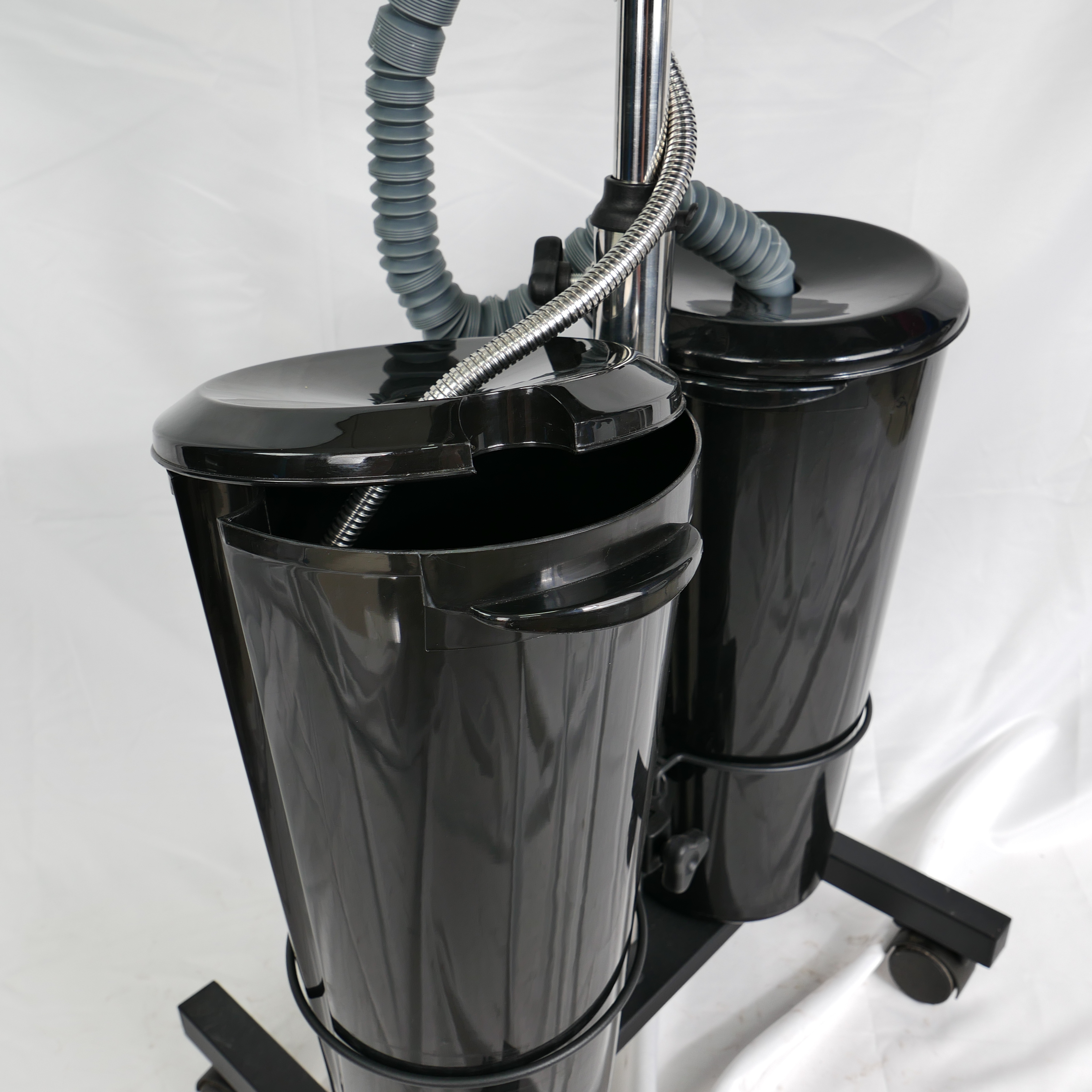 Mobile Adjustable Shampoo Basin with Stainless Steel Frame for Salon Use DN0166_Shampoo Sinks