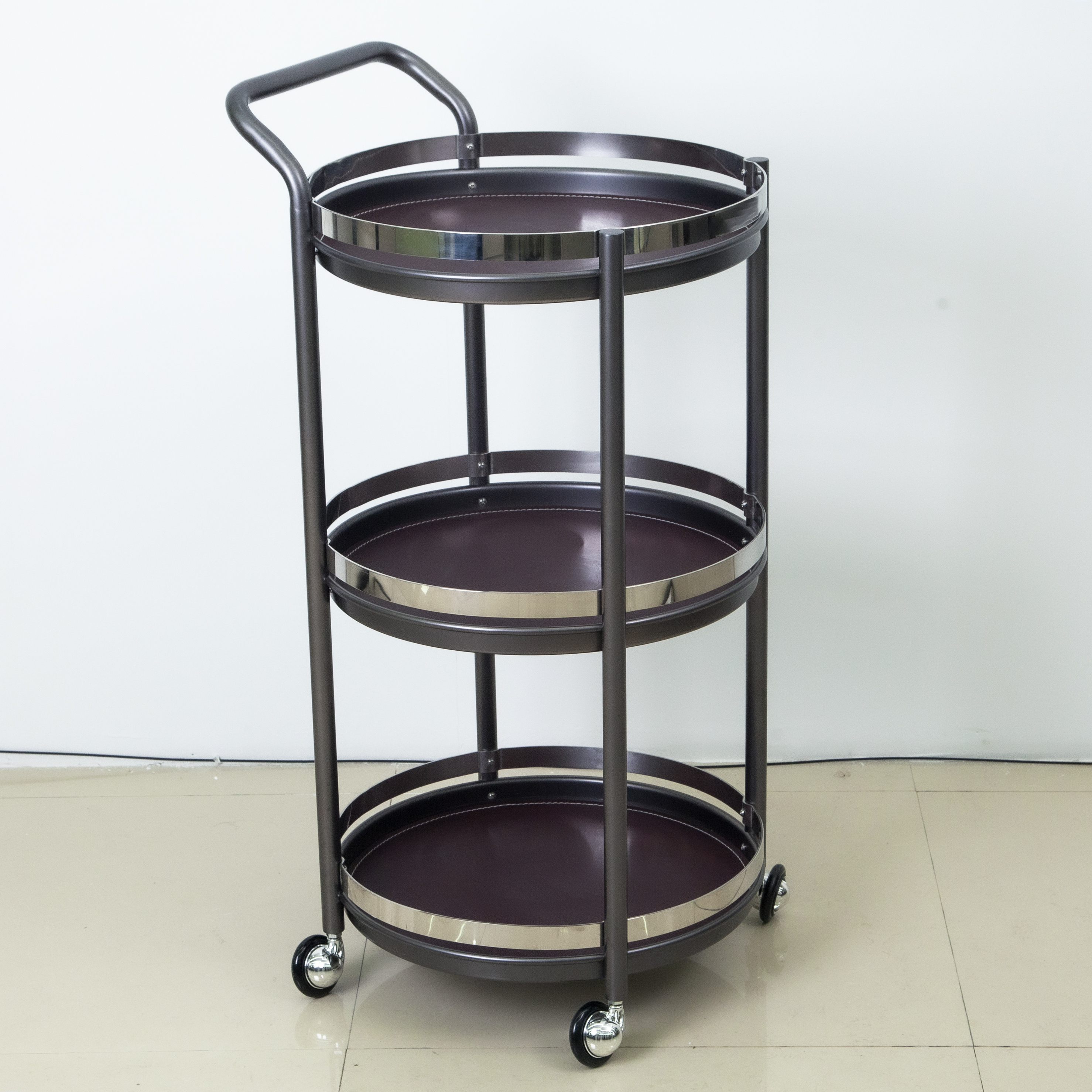 Heavy Duty Salon Serving Trolley with Strong Frame for Beauty Salon Use DN0257_Salon Trolleys