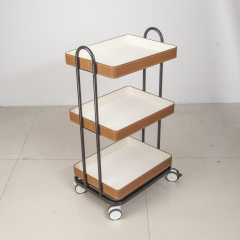 Multi-Drawer Stainless Steel Salon Trolley Cart for Beauty Salon Storage DN0277_Salon Trolleys
