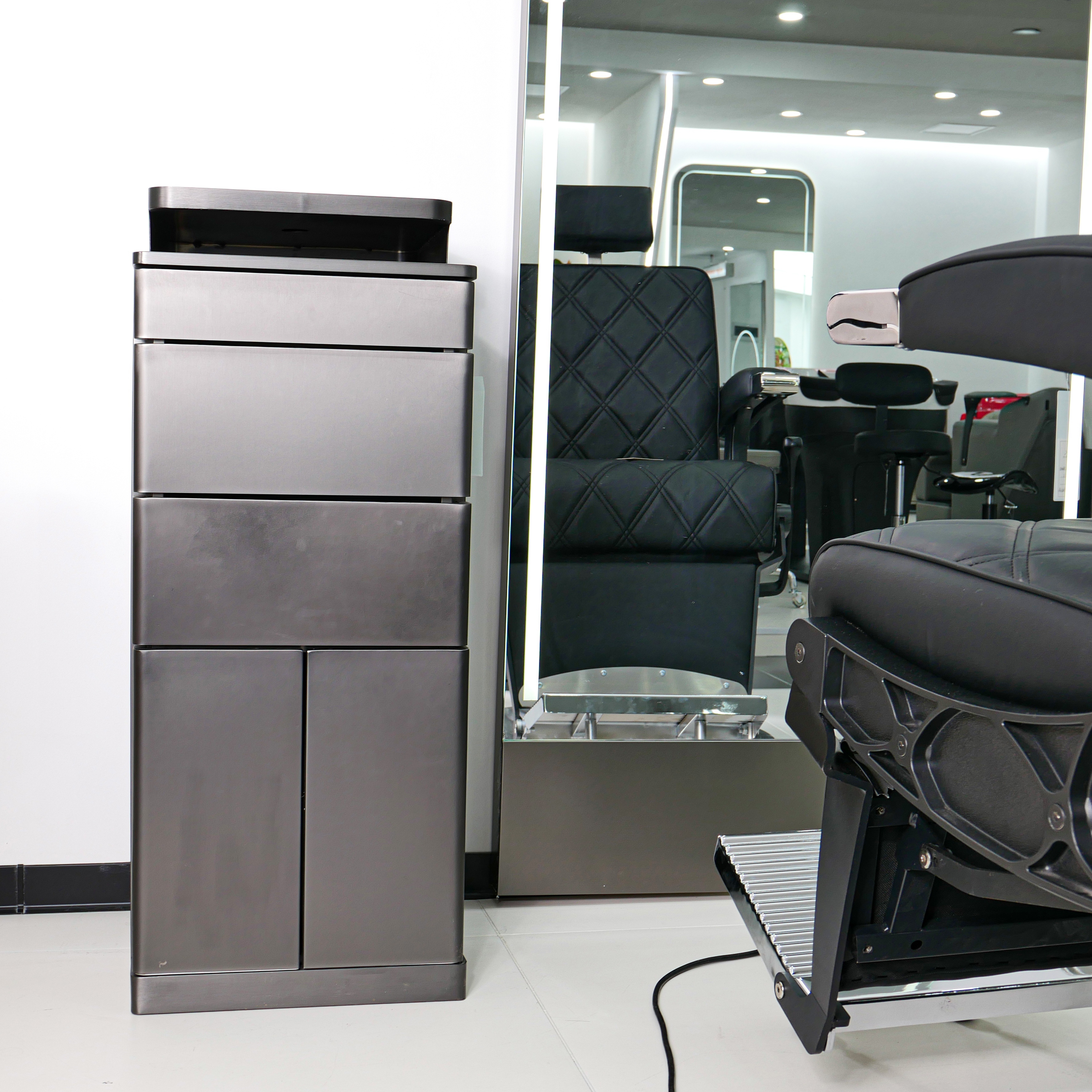 Salon Storage Cabinet with Drawers for Hair and Beauty Salon DN0175_Storage Cabinets