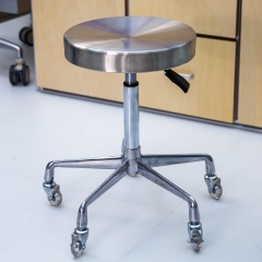 Hydraulic Technician Chair with Adjustable Height and Stool Base for Salon Use DN0220_Technician Chairs