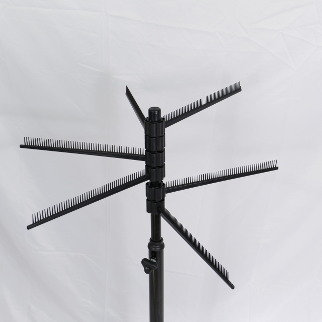 Adjustable Wig Display Stand Trolley for Salon Hair Extension Use DN0161_Salon Utility Tools