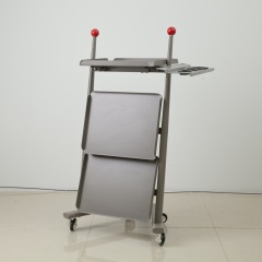 ABS Plastic Salon Trolley with Stainless Steel Frame for Beauty Salon DN0258_Salon Trolleys