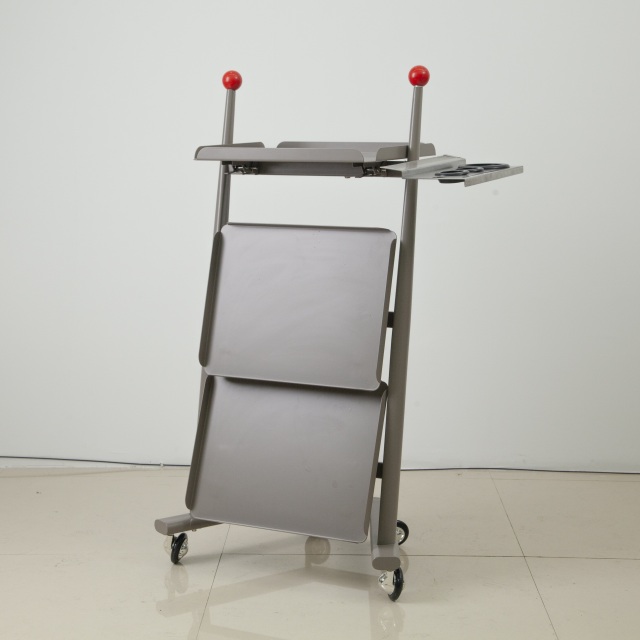 ABS Plastic Salon Trolley with Stainless Steel Frame for Beauty Salon DN0258_Salon Trolleys