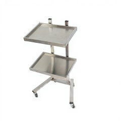 Double Layer Salon Utility Trolley Cart with Wheels for Beauty Salon DN0190_Salon Trolleys