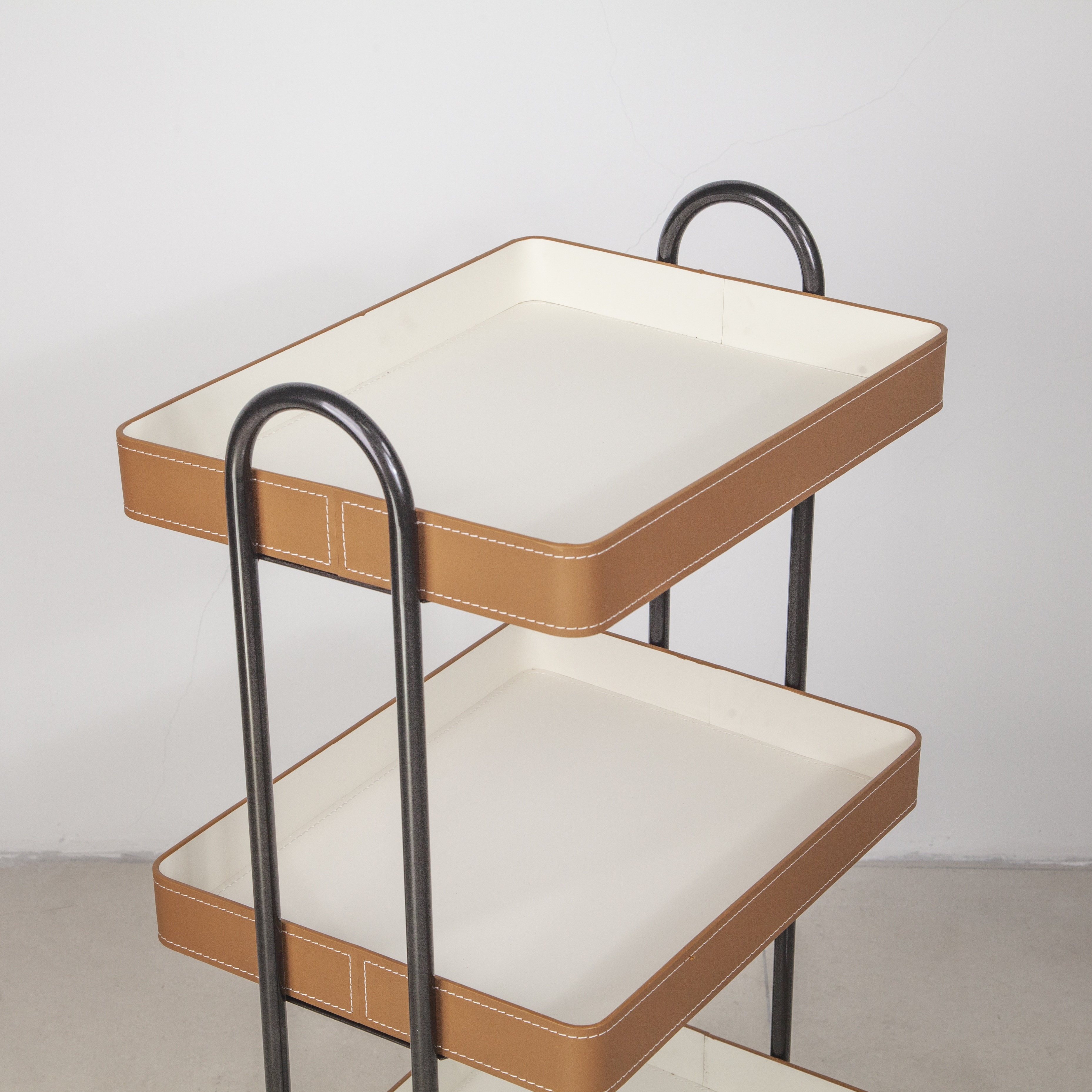 Multi-Drawer Stainless Steel Salon Trolley Cart for Beauty Salon Storage DN0277_Salon Trolleys