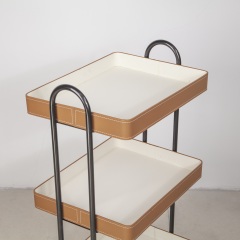 Multi-Drawer Stainless Steel Salon Trolley Cart for Beauty Salon Storage DN0277_Salon Trolleys
