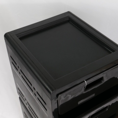 Lightweight Plastic Salon Storage Trolley Cart for Hair Salon Use DN0201_Salon Trolleys