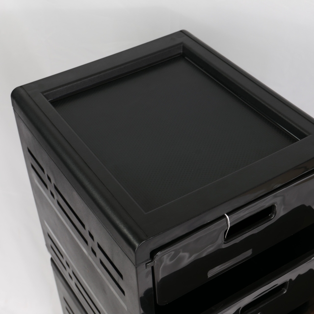 Lightweight Plastic Salon Storage Trolley Cart for Hair Salon Use DN0201_Salon Trolleys