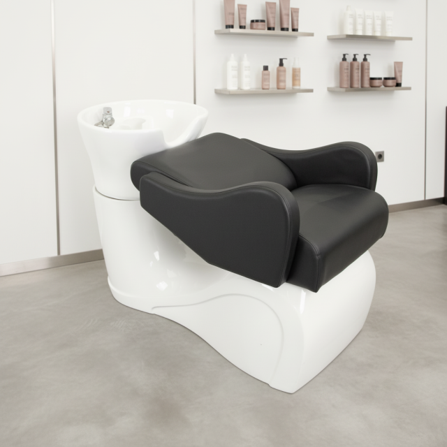 Basic Shampoo Chair with Fiberglass Basin and Adjustable Footrest DN0062_Basic Shampoo Chairs
