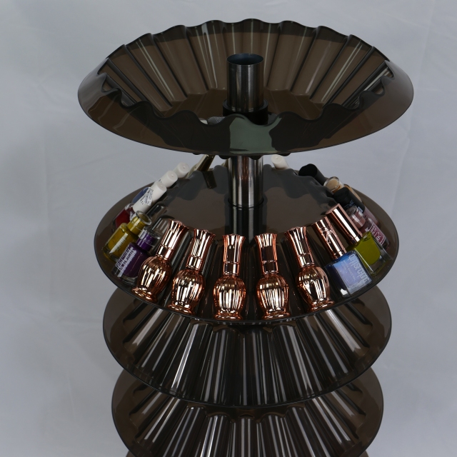 5-Tier Nail Polish Display Rack Organizer Stand for Salon Use DN0136_Floor Standing Racks