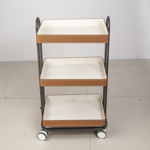 Multi-Drawer Stainless Steel Salon Trolley Cart for Beauty Salon Storage DN0277_Salon Trolleys