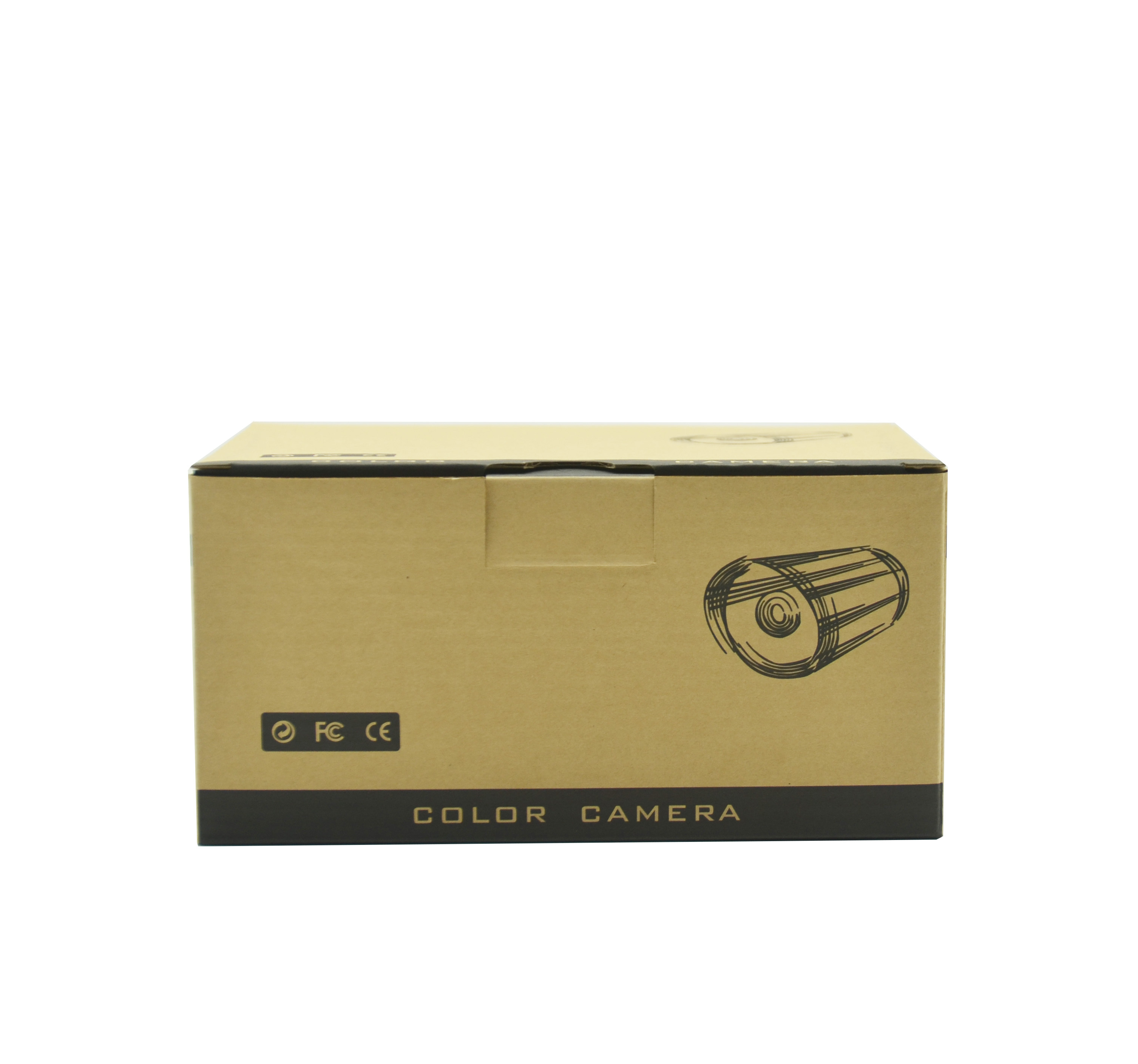 Printed cowhide pit corrugated packaging box