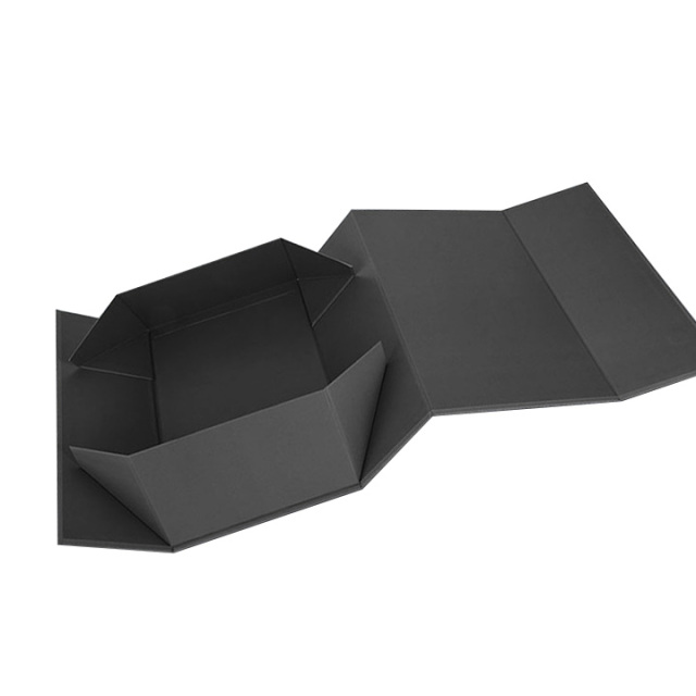 Folding cardboard gift box