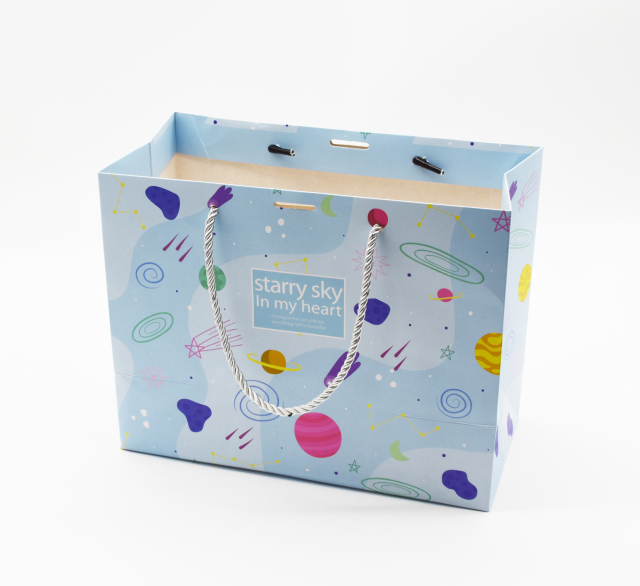 Colorful paper tote bag