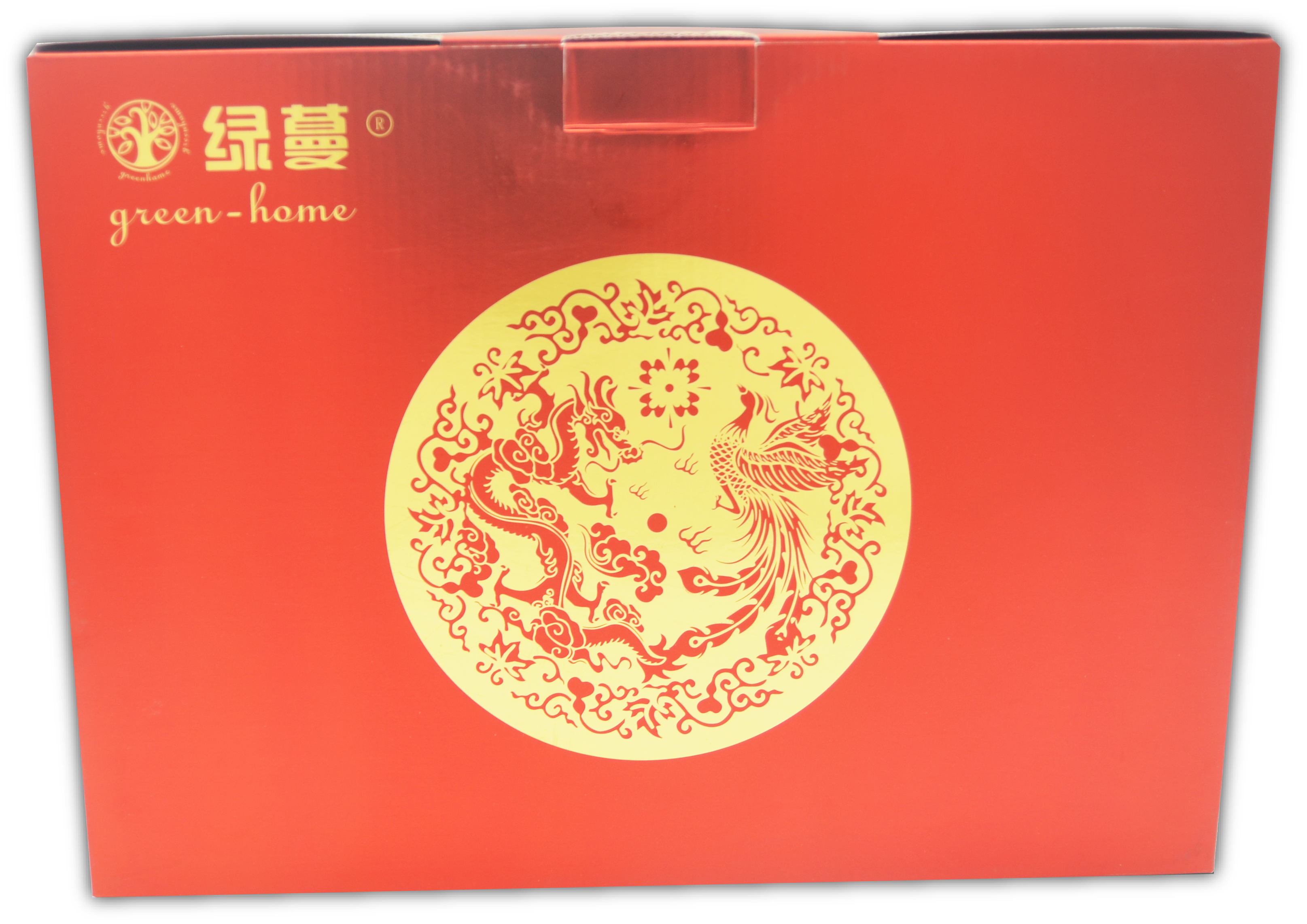 Golden paper card corrugated cardboard box